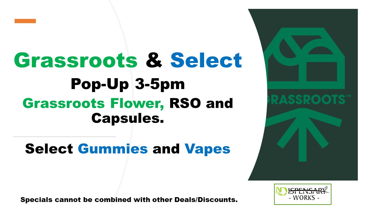 Grassroots and Select Pop Up!