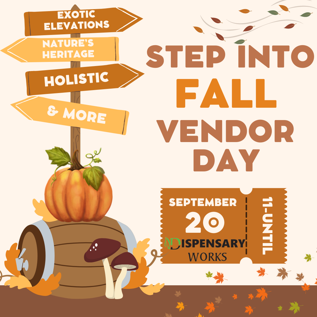 Fall Vendor Day: September 20th